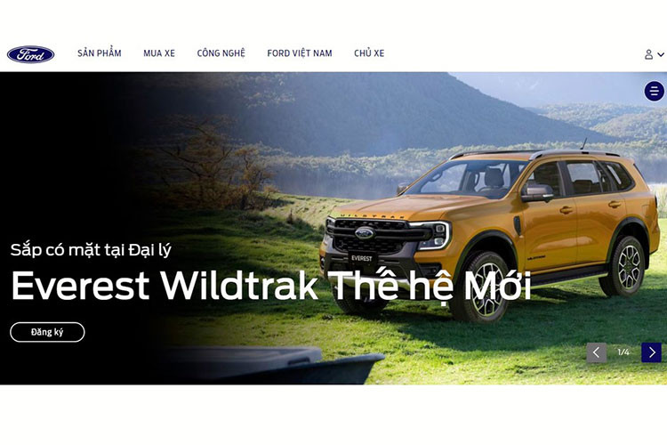 Vào hồi cuối tháng 1/2023 vừa qua, hãng Ford đã chính thức vén màn phiên bản mới của dòng SUV hạng trung Everest mang tên Wildtrak ở thị trường New Zealand. Đến nay, Ford Việt Nam lại bất ngờ đăng hình ảnh của Ford Everest Wildtrak 2023 mới trên trang chủ và hứa hẹn xe sắp có mặt ở đại lý.