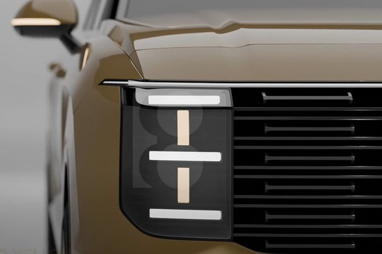 Đèn pha LED của Hyundai Palisade 2025 vuông vắn kết hợp lưới tản nhiệt hình chữ nhật màu đen. Ở phía sau, cụm đèn hậu có thiết kế tương tự đèn pha. Phần đuôi xe của Palisade cũng vuông vức như SantaFe nhưng được cắt vát gọn gàng và tinh tế hơn.