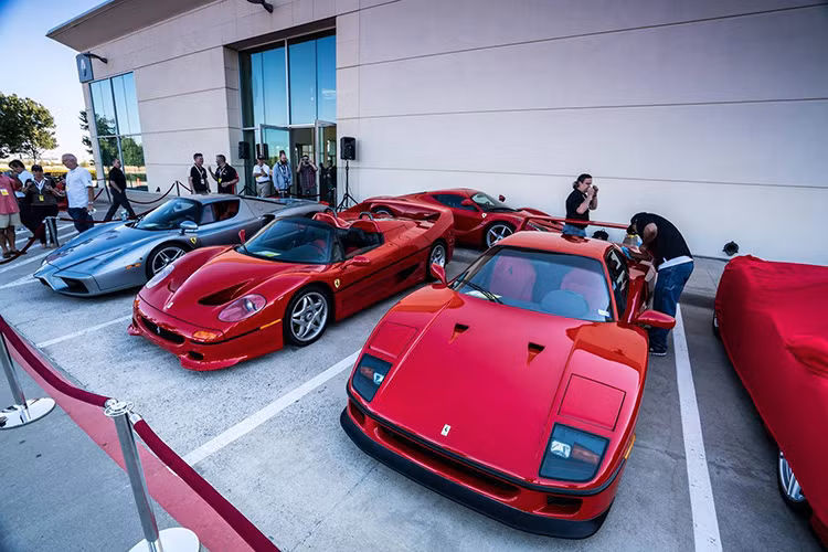 Nhiều tín đồ mê xe trên thế giới được mãn nhãn với hàng trăm chiếc siêu xe từ cổ chí kim của dòng xe thể thao Ferrari tham dự trong ngày hội.