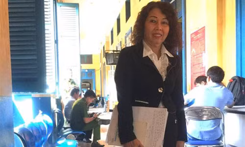 Bà Trần Thị Ngọc Nga cho biết cuộc sống đã đảo lộn sau khi bà bị tạm giam.