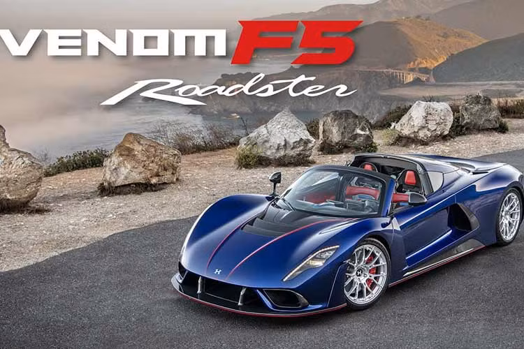  Hennessey Venom F5 – 485 km/h Cung cấp sức mạnh cho Hennessey Venom F5 là khối động cơ V8 tăng áp kép, dung tích 6.6 lít được chế tác đặc biệt. Động cơ này có khả năng sản sinh công suất cực đại lên đến 1.817 mã lực và mô-men xoắn tối đa ở mức 1.617 Nm. 