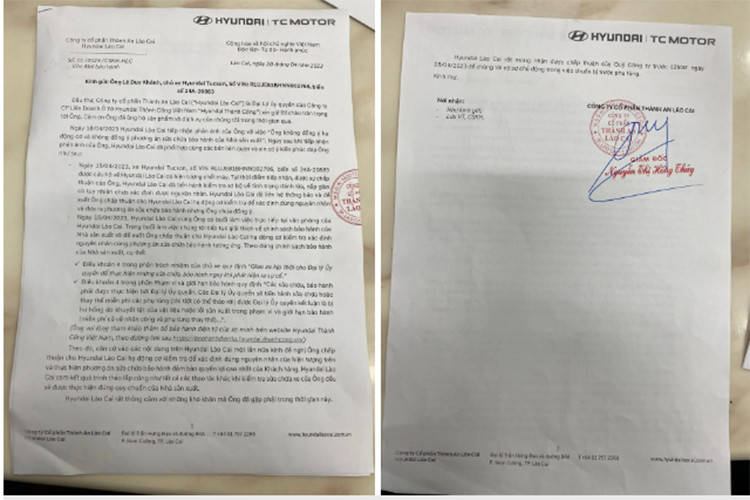 Thời điểm đó, người dùng phát hiện xe không tăng tốc khi ông đạp chân ga và khoang máy phát ra tiếng kêu lạ. Qua quá trình kiểm tra của nhân viên kỹ thuật đại lý Hyundai chính hãng, chiếc Hyundai Tucson này được kết luận dây cam động cơ bị hỏng, gây ra hiện tượng bó máy, yêu cầu phải bổ máy để sửa chữa những phần bị hỏng.