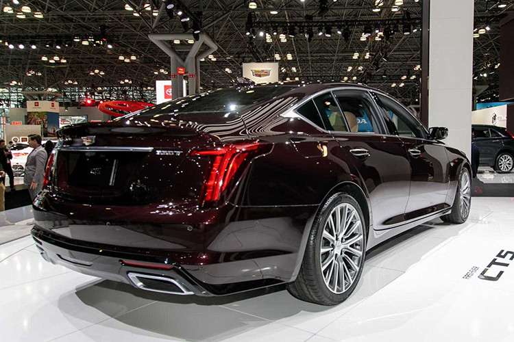 Mui xe được thiết kế đổ dốc dần ra phía sau theo phong cách ‘’fastback’’. Nhìn chung, dòng CT5 ảnh hưởng thiết kế rất nhiều mẫu concept Escala được hãng xe Mỹ giới thiệu tại Triển lãm LA Auto Show năm 2016.