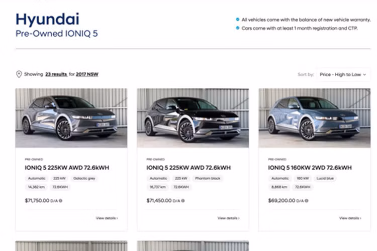 Thời gian tới, số lương xe cũ sẽ tiếp tục được hãng bổ sung trên website để khách hàng có thêm nhiều sự lựa chọn. Trong tương lai, Hyundai sẽ tiếp tục triển khai mô hình kinh doanh này tại nhiều thành phố khác của Australia.