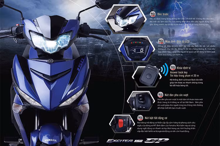 Về động cơ và hộp số trên phiên bản đặc biệt này vẫn không có thay đổi. Exciter 2019 vẫn được trang bị khối động cơ 150cc, 4 kỳ, xi-lanh đơn, SOHC, phun xăng điện tử, làm mát bằng dung dịch và hộp số 5 cấp, côn tay. Công suất của động cơ này là 15,4 mã lực tại 8.500 vòng/phút và mô-men xoắn cực đại 13,8 Nm tại 7.000 vòng/phút.