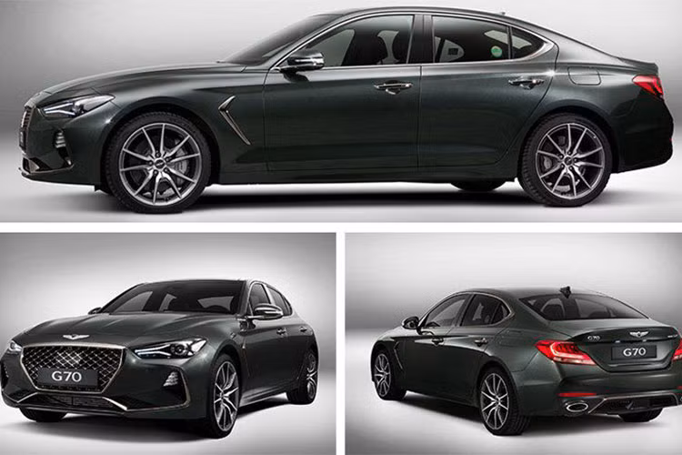 Phiên bản G70 Prestige 3.3T có ghế bọc da Nappa, ghế sau có tính năng sưởi, camera 360 độ và màn hình head-up trên gương chiếu hậu. Cuối cùng là bản G70 Sport 3.3T có thiết kế tương tự model 2.0T được trang bị hệ thống treo điều khiển bằng điện tử.