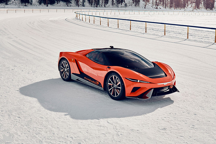 Trong thời gian gần đây, xe điện đã trở thành “điểm sáng” của các triển lãm ôtô. Mới đây, một tên tuổi hoàn toàn mới trong làng siêu xe sẽ xuất hiện tại Geneva Motor Show 2019 năm nay. GFG Style vừa trình làng mẫu concept mang tên siêu xe GFG Kangaroo mới "siêu xe chuột túi".