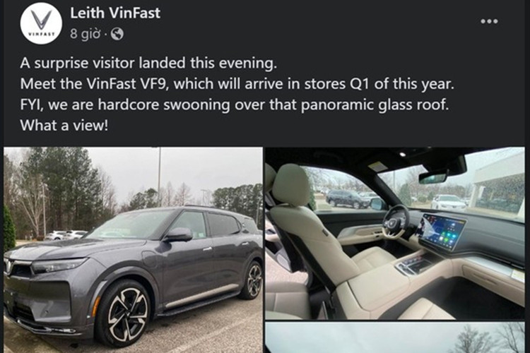 Ro tin VinFast VF9 sap duoc mo ban tai My