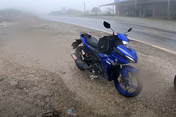 Biker Viet chay tour bao luc 7 ngay thu suc manh Exciter 155 VVA