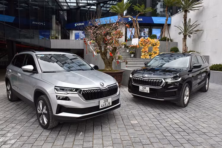 Xa hang ton, Skoda Karoq giam 275 trieu dong tai dai ly Viet