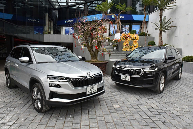 Xa hang ton, Skoda Karoq giam 275 trieu dong tai dai ly Viet