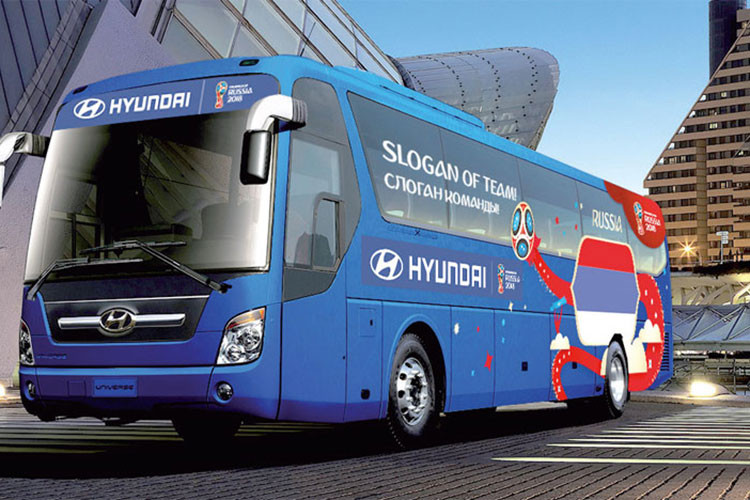 Ông Minsoo Kim – Phó chủ tịch bộ phận tiếp thị của Hyundai Motor cho biết: “Giao thông vận tải là một yếu tố hậu cần quan trọng tại một sự kiện tầm cỡ như World Cup. Với vai trò là nhà tài trợ cũng như đối tác chính của FIFA World Cup, chúng tôi cam kết hỗ trợ tốt nhất cho ban tổ chức”.