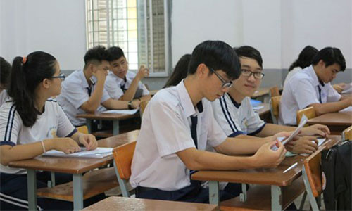 Thí sinh thi THPT Quốc gia 2018 tại TP HCM.