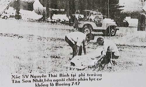 Báo chí Sài Gòn năm 1972 đăng tải nhiều bài viết xung quanh cái chết của sinh viên Nguyễn Thái Bình Ảnh tư liệu gia đình