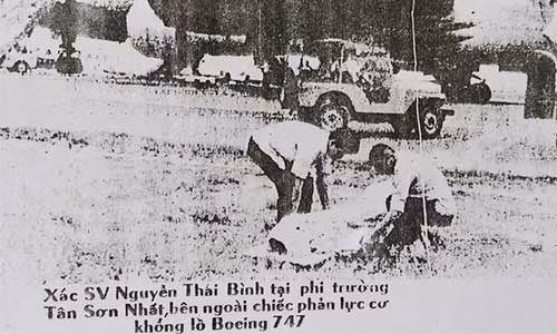 Báo chí Sài Gòn năm 1972 đăng tải nhiều bài viết xung quanh cái chết của sinh viên Nguyễn Thái Bình Ảnh tư liệu gia đình