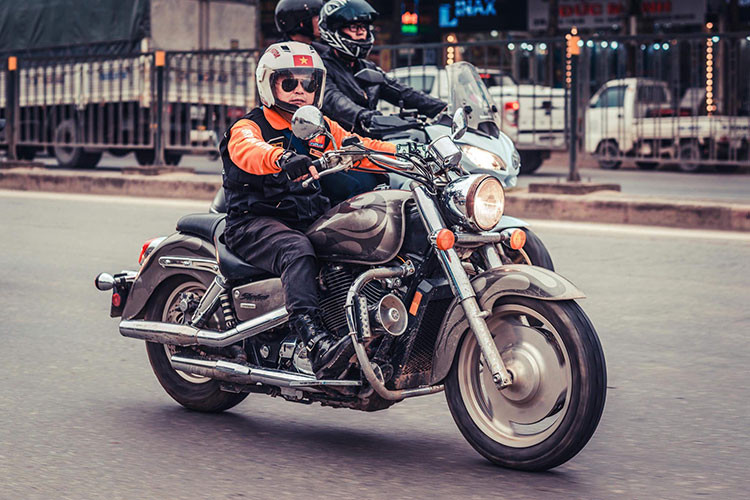 Những chiếc môtô cruiser của Honda cũng "ngầu" không kém.