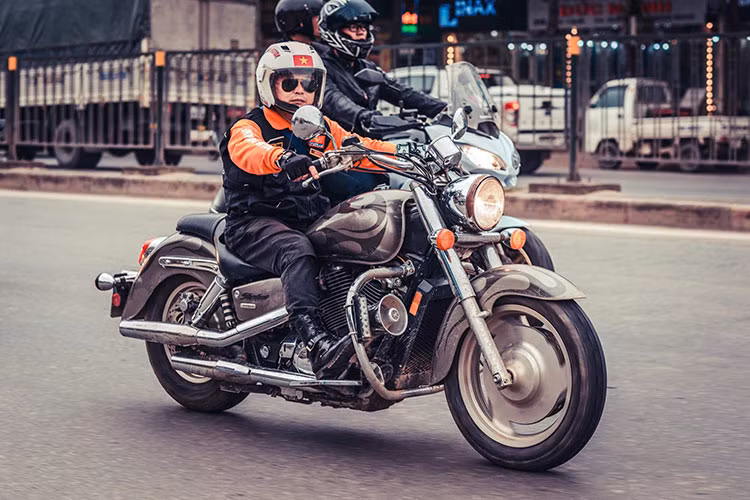 Những chiếc môtô cruiser của Honda cũng "ngầu" không kém.