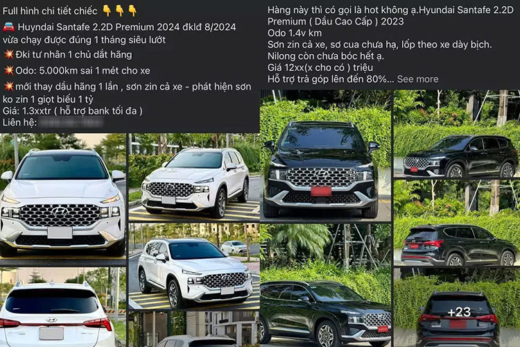 Theo đó, một đại lý ở khu vực tỉnh Bắc Giang hiện đang rao bán những chiếc Hyundai SantaFe bản Dầu cao cấp với giá lên đến 1,3 tỷ đồng. Giá niêm yết của phiên bản này trước khi thế hệ mới ra mắt là 1,219 tỷ đồng. Nói cách khác, Hyundai SantaFe bản Dầu cao cấp tăng giá đến 81 triệu đồng so với mức niêm yết.