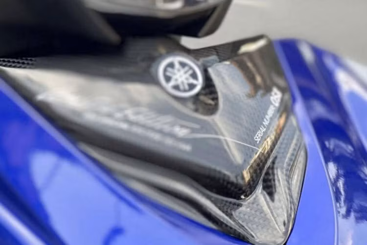 Trên bản Exciter 155 Limited Edition được thay thế bằng miếng ốp carbon đẹp mắt. Các phiên bản màu khác của Exciter 155. Ngoài những chi tiết khác biệt trên, Exciter 155 Limited Edition vẫn sở hữu ngoại hình và thông số kỹ thuật tương tự các phiên bản Exciter 155 khác.