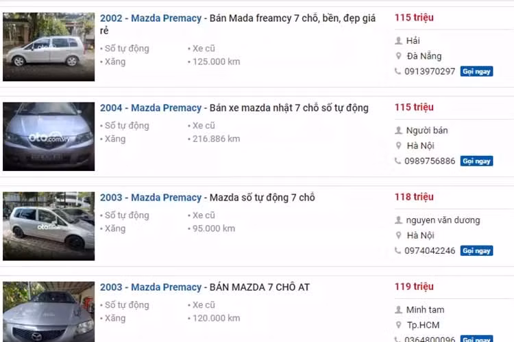 Xe sử dụng động cơ 1.8L đi kèm hộp số tự động 4 cấp. Hệ thống treo trên xe Mazda Premacy là kiểu độc lập Macpherson với lò xo trụ phía trước và thanh liên kết hình thang kép ở phía sau. Điểm hạn chế mà người mua phải biết đánh đổi là xe khá tốn xăng, đời cao, thiết kế không bắt mắt.