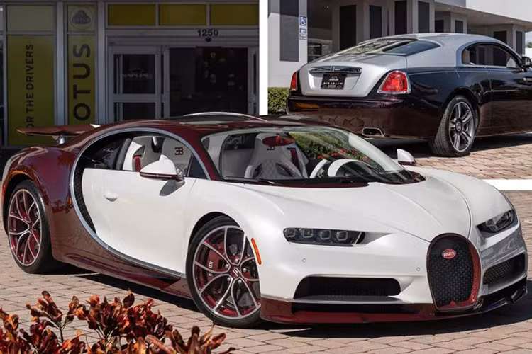 Đại lý Naples Motorsports ở Naples, Florida, Mỹ đang có lượng hàng tồn kho lớn với các mẫu xe như: Alfa Romeo, Vanderhall và Lotus hoàn toàn mới, cùng gần 100 chiếc xe đã qua sử dụng khác, bao gồm cả một chiếc Bugatti Chiron đời 2021 đang được rao bán với ưu đãi đi kèm vô cùng hấp dẫn.