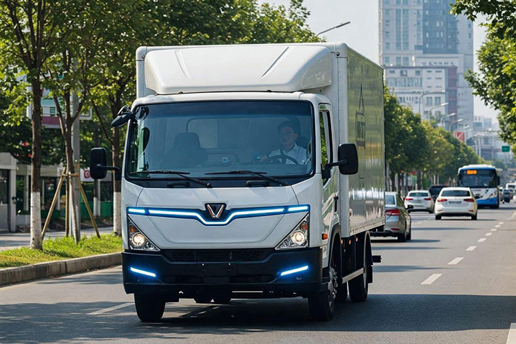 VinFast sap co oto tai, minibus 16 cho chay dien dau Ford Transit