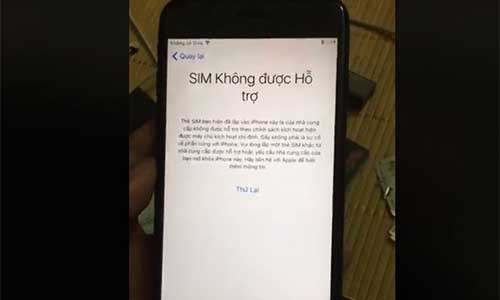 Sim ghép bị vô hiệu hóa, người dùng không thể kích hoạt iPhone Lock (ảnh: Facebook)