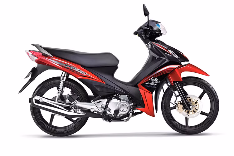 Cũng chung thiết kế không khác gì phiên bản côn tay, Suzuki Axelo 125 côn tự động sở hữu chiều dài 1.895 mm, chiều rộng 715 mm và chiều cao 1.075 mm. Xe có trọng lượng tổng thể là 108 kg với dung tích bình xăng 4,3 lít. Xe sử dụng hệ thống giảm xóc trước dạng Telescopic, lò xo trụ, giảm chấn thủy lực, trong khi giảm xóc sau dạng gắp.