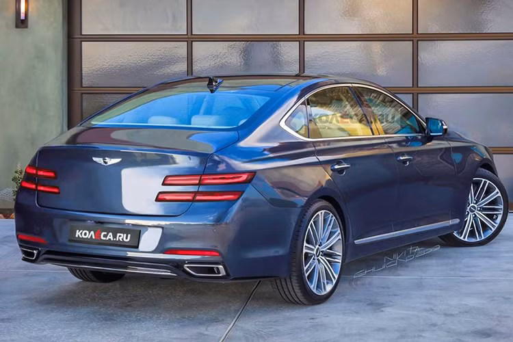 Thông qua bản dựng của trang Kolesa.ru có thể nhận thấy, Genesis G80 2020 mới sở hữu phong cách thiết kế tối giản nhưng không hề kém đi sự sang trọng và hiện đại. Khác với những "người anh em" cùng quê hương hay thậm chí là những mẫu Genesis tiền nhiệm, Genesis G80 2020 mang ngôn ngữ thiết kế nhẹ nhàng, đơn giản, sắc nét nhưng không còn cầu kỳ và trau chuốt thái quá nữa.