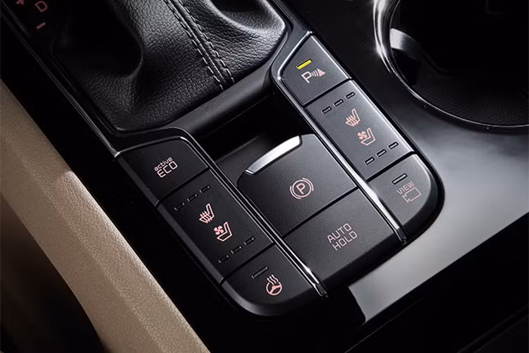 Hệ thống giải trí của xe đa dạng với màn hình cảm ứng 10 inch UVO 3.0 cùng dàn âm thanh cao cấp Krell 8 loa. Ngoài ra, xe được trang bị thêm sạc điện thoại không dây, ổ điện 220V và hệ thống camera toàn cảnh.