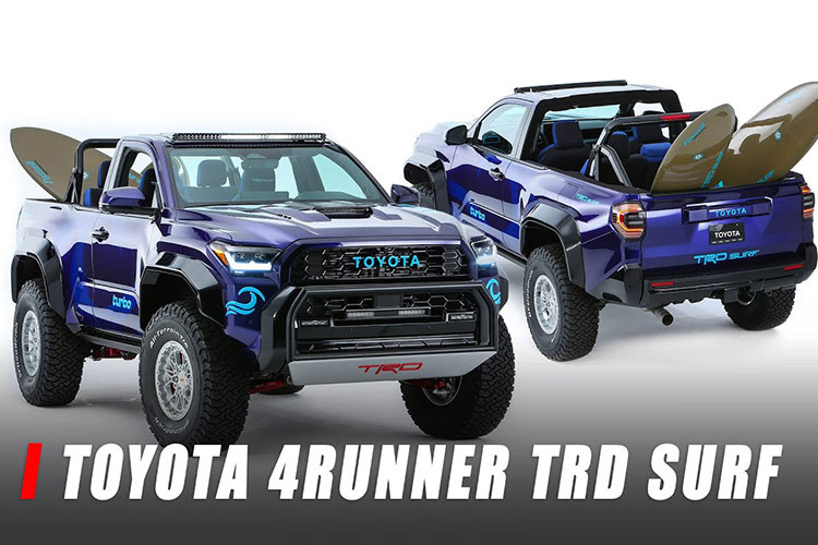 Với hai mẫu bán tải Land Toyota Cruiser ROX Concept và 4Runner TRD Surf Concept, đây là cơ hội để Toyota giới thiệu khả năng sáng tạo và tầm nhìn phát triển tương lai, mang đến những mẫu xe không chỉ đột phá trong thiết kế mà còn là biểu tượng của sự linh hoạt và tinh tế trong ngành công nghiệp ôtô.