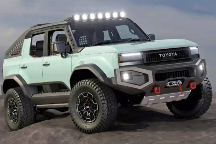 Phiên bản ý tưởng của mẫu xe bán tải Toyota Land Cruiser này không chỉ mang đến hình ảnh mới mẻ cho "huyền thoại" Land Cruiser mà còn tạo điều kiện để hành khách có thể trải nghiệm thiên nhiên một cách chân thật nhất nhờ vào thiết kế hoàn toàn không có mái và khung xe mở rộng.