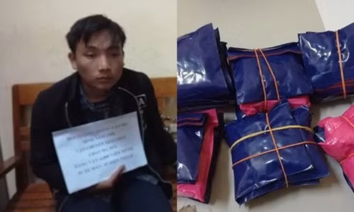 Son La bat thanh nien 21 tuoi van chuyen 6 nghin vien ma tuy