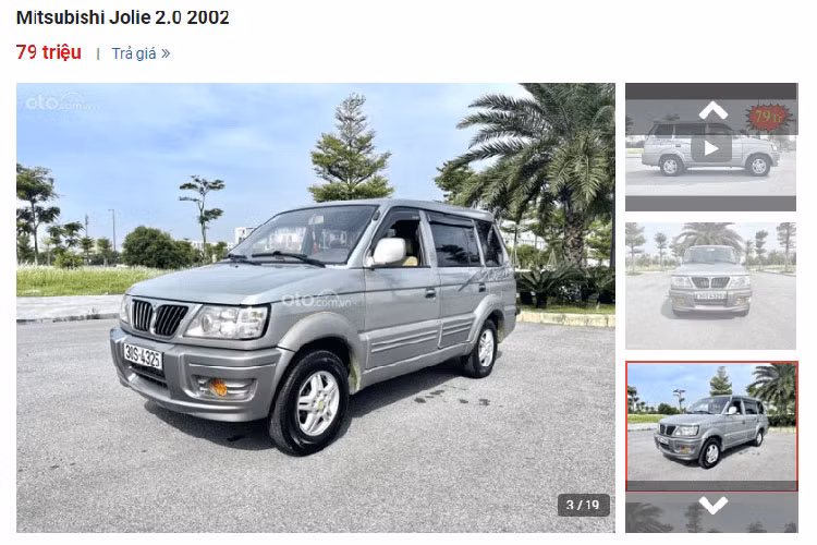 Mitsubishi Jolie tại Việt Nam đuợc trang bị động cơ xăng 2.0 lít, kết hợp với hộp số tay 5 cấp, dẫn động cầu sau; đã được đăng kiểm sau khi trải qua quá trình "đại tu", bảo dưỡng cấp độ lớn. Mọi bộ phận trên xe đều đang hoạt động rất tốt. Khung gầm, thân vỏ chắc chắn, không rỉ sét, mối mọt, máy móc nổ êm, điều hoà mát lạnh...