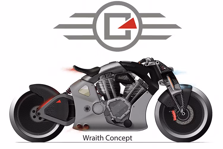 Siêu môtô Confederate Wraith 2020 sở hữu thiết kế tuyệt vời và cực kỳ độc đáo khi sở hữu một bình xăng không giống ai. Bình xăng 15 lít này được hãng xe thiết kế theo dạng ống dài vòng phía trên khối động cơ cùng 2 mắt kính trong suốt cường lực để có thể quan sát mức xăng.