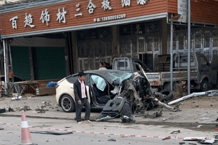 Tesla cong bo vu tai nan xe dien Model Y dam tu vong 2 nguoi