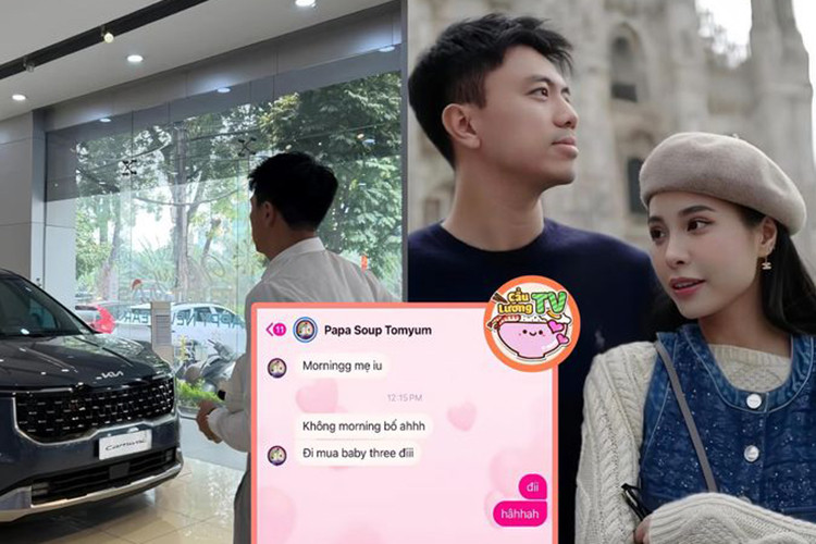 Mới đây, Ca nương Kiều Anh khoe trên MXH được anh chồng đại gia rủ đi mua túi mù Baby Three nhưng thế nào bóc ra được Kia Carnival đời mới nhất. Mẫu xe MPV hạng sang Kia Carnival của chị đẹp Kiều Anh khá được ưa chuộng tại thị trường Việt Nam. Xe sở hữu lưới tản nhiệt "mũi hổ" đặc trưng nhưng có thêm viền mạ crôm bao quanh.