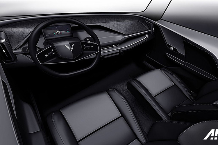 Đặc biệt, cặp đèn pha và gương chiếu hậu vuông vức, logo chữ V hình cánh chim cách điệu ở cản trước và sau xe là những điểm nhấn tạo nên một ngôn ngữ thiết kế đồng nhất, mang đến hiệu ứng thị giác năng động và ấn tượng cho thiết kế tổng thể của xe. 