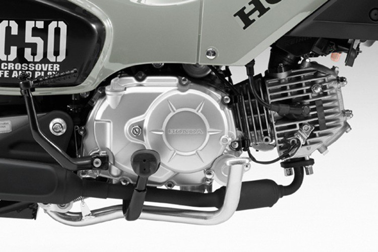 Cross Cub 110 2025 vẫn sử dụng động cơ 1 xi-lanh, SOHC, 4 thì, dung tích 109cc, làm mát bằng không khí. Động cơ này cho công suất 8 mã lực tại 7.500 vòng/phút, mô-men xoắn cực đại 8,8 Nm tại 5.500 vòng/phút.