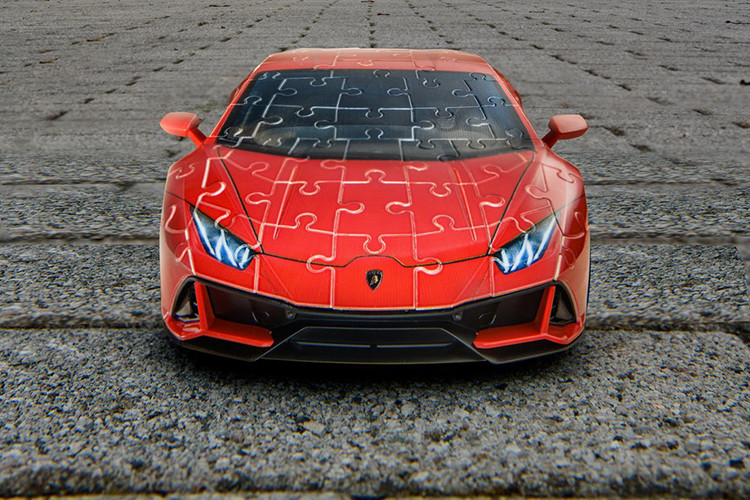 Sự chi tiết của bộ ghép hình Lamborghini Huracan Evo này là cực kỳ ấn tượng bởi nó mô phỏng hoàn hảo phong cách và từng đường nét độc nhất của siêu xe trong tổng cộng 108 miếng ghép nhựa và một số phụ kiện khác. Tuy nhiên, đây không phải là một bộ ghép hình thông thường.