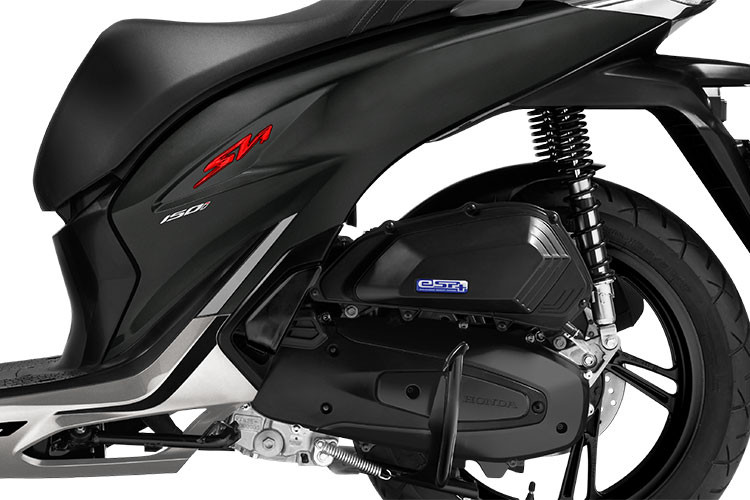 Phiên bản SH mới tiếp tục sở hữu khối động cơ thế hệ mới eSP+ 4 van với hệ thống phun xăng điện tử PGM-FI 4 kỳ, xy-lanh đơn, làm mát bằng dung dịch và vẫn giữ nguyên mức sức mạnh cùng mô-men xoắn không đổi so với phiên bản hiện tại.