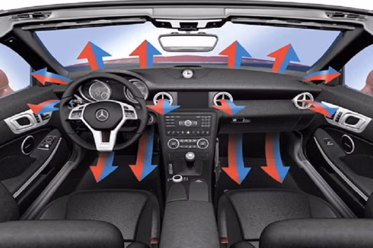 Dưới cái nóng khắc nghiệt bên ngoài, hệ thống điều hoà đóng vai trò vô cùng quan trọng. Nếu thiếu hoặc hỏng hóc, người trong xe cảm thấy khó chịu, ngột ngạt, ảnh hưởng nhiều đến tâm lý lái xe. Bạn nên tiến hành kiểm tra vệ sinh lưới lọc, cabin để khi khởi động, hệ thống điều hoà không có mùi khó chịu.