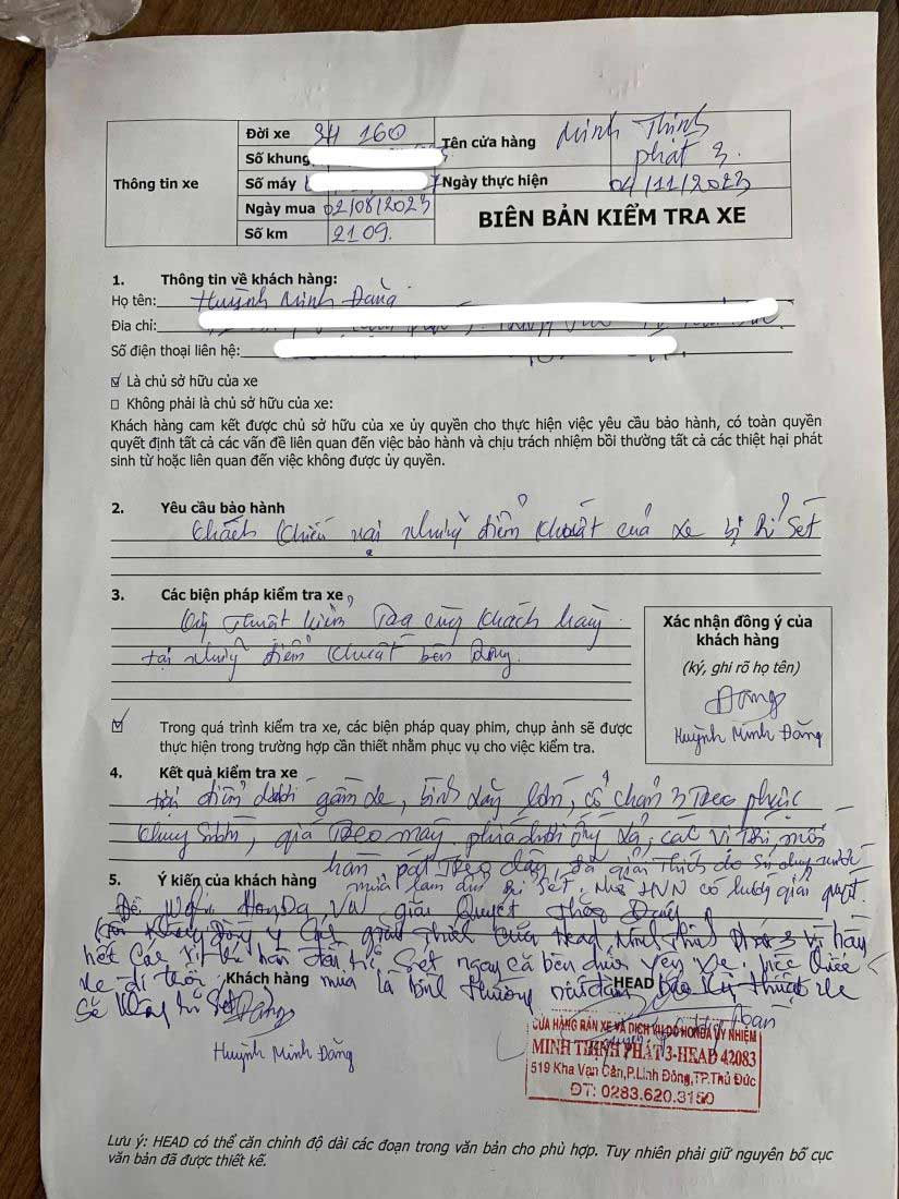 Khach hang “to” Honda Viet Nam tu choi bao hanh SH160i moi chay 2.140km?-Hinh-2