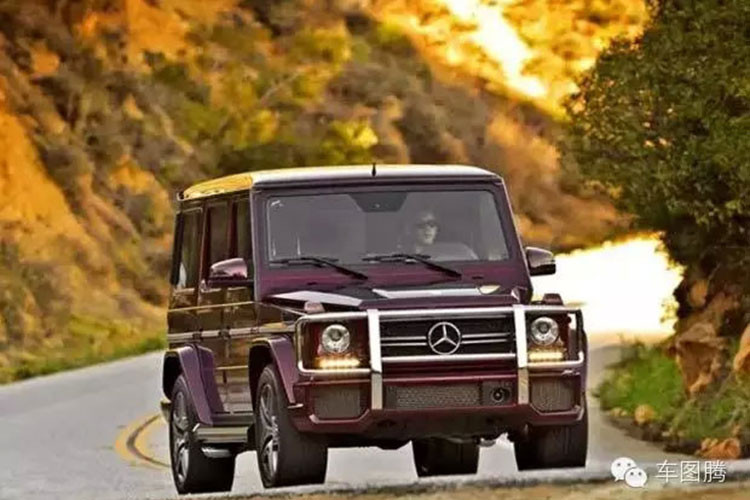 Anh từng cầm lái chiếc SUV hạng sang Mercedes-Benz G63 AMG.