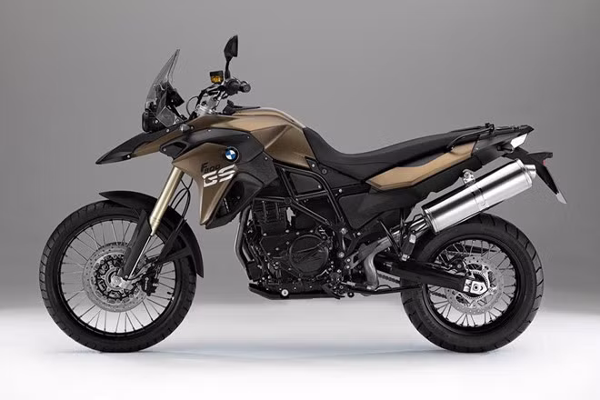 Mẫu xe môtô BMW F800GS được xem là chuyên dành cho việc chinh phục các cung đường hiểm trở.