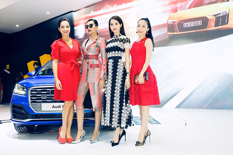 Các mẫu xe Audi được nhập khẩu về Việt Nam tham dự triển lãm lần này gồm có Audi TT Coupe; các mẫu sedan Audi A3, A4, A6 và A8L; Audi A5 và A7 Sportback; và các mẫu SUV gồm Audi Q3, Q5 và Q7.