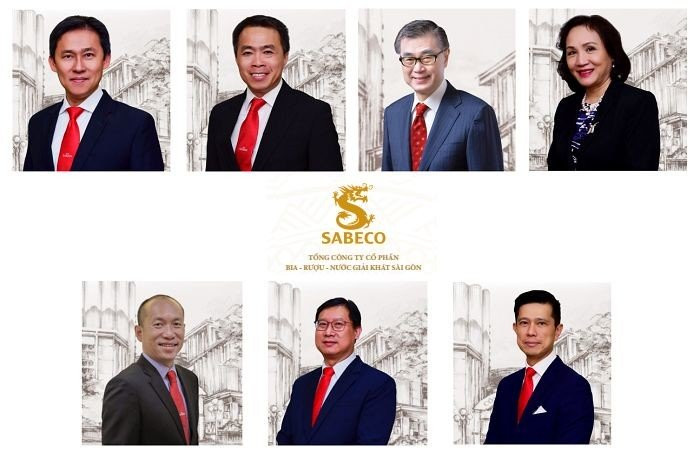 Dàn lãnh đạo 7 người của ThaiBev tại Sabeco.