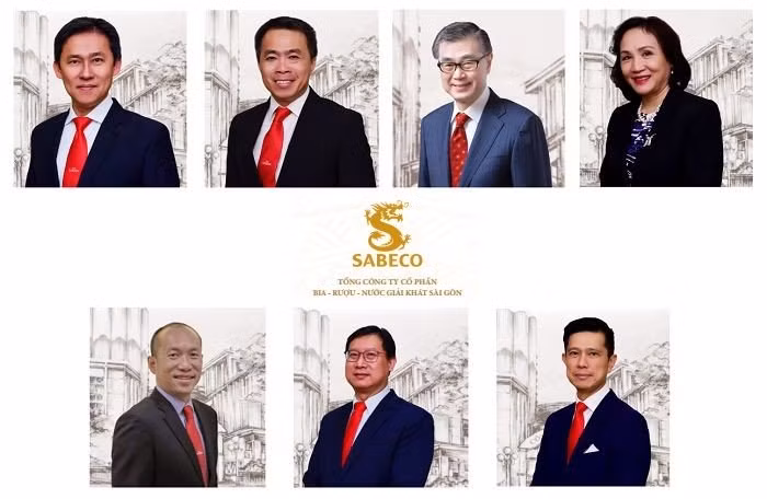 Dàn lãnh đạo 7 người của ThaiBev tại Sabeco.