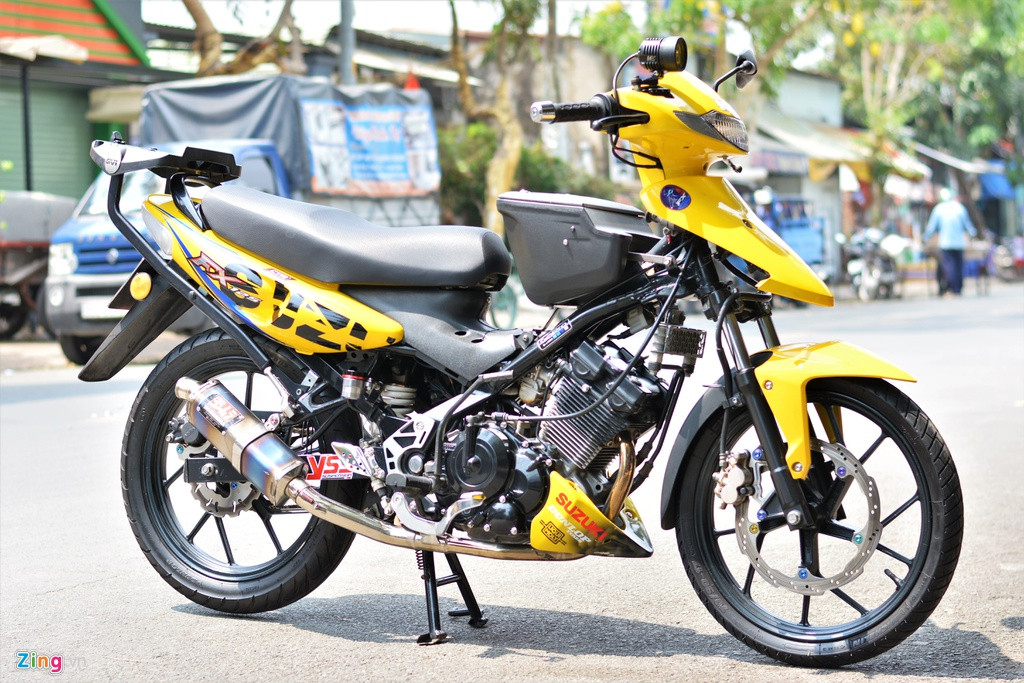 Chiếc xe trong bài vẫn được giữ nguyên thiết kế tổng thể so với Suzuki FX nguyên bản, tuy nhiên những nâng cấp lặt vặt như ốc, đồng hồ, giảm xóc... cũng đã khiến chủ nhân mất đi vài chục triệu đồng. Mặc dù hiện tại Suzuki đã không còn sản xuất FX, nhưng dòng xe côn tay này vẫn được nhiều người săn đón nhờ kiểu dáng độc đáo của mình.