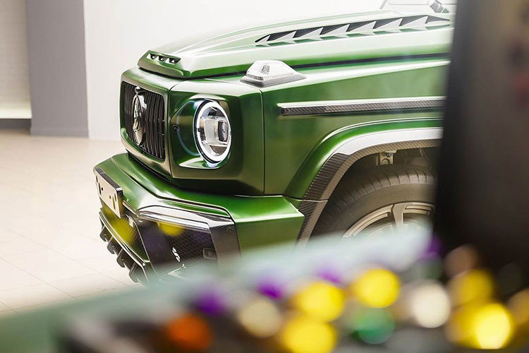 Có thể thấy trên ảnh, các chi tiết độ trong gói INFERNO tạo điểm nhấn, giúp tổng thể ngoại hình chiếc SUV sang trở nên mạnh mẽ, cá tính hơn.